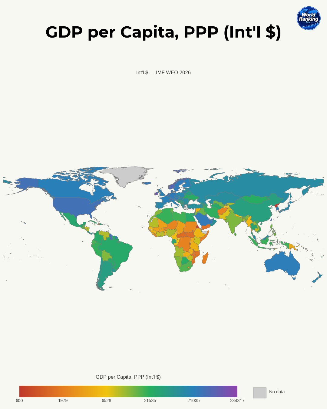 GDP per Capita, PPP